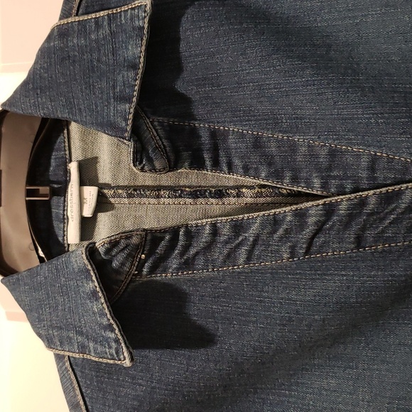 VINTAGE DENIM JACKET / SHIRT W/POCKETS! NWT! - Picture 4 of 5